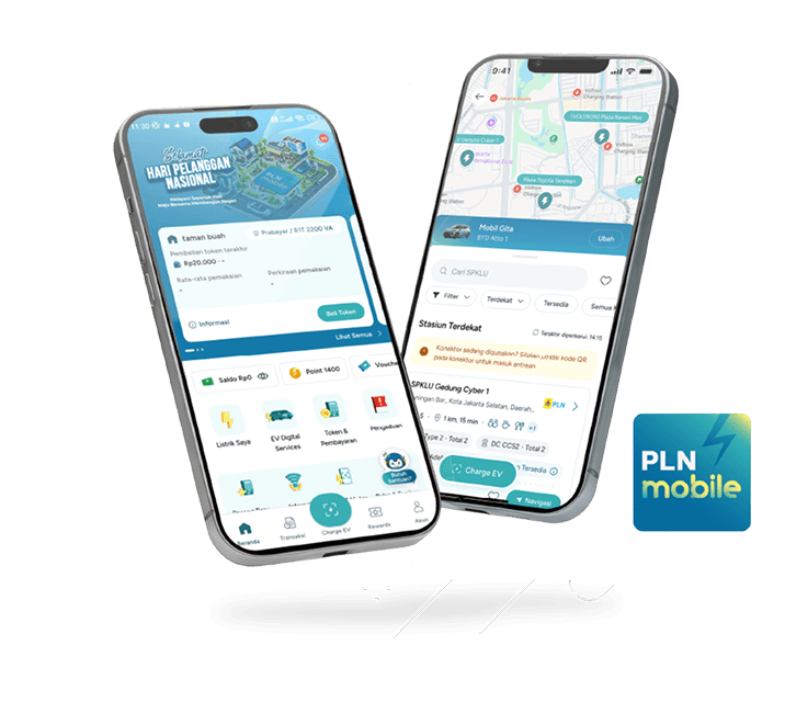 Tampilan aplikasi PLN Mobile